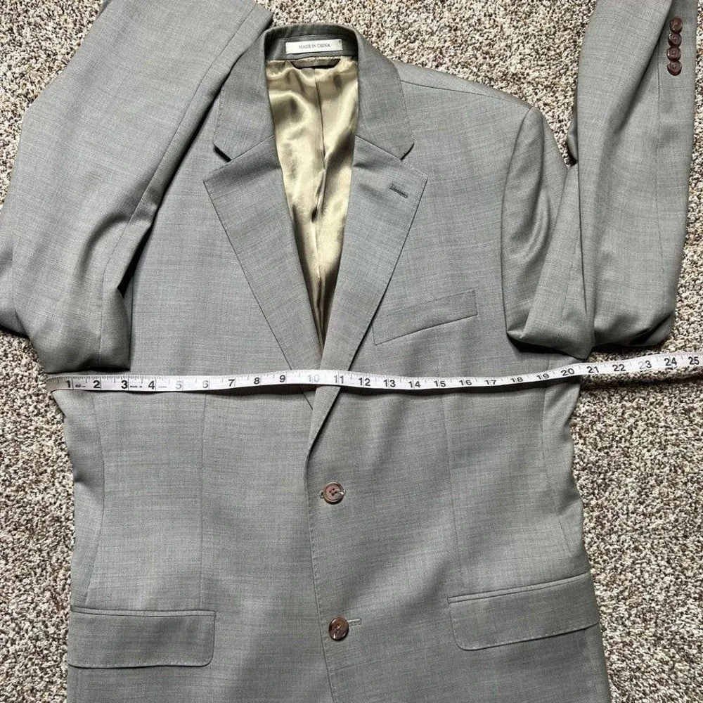 Ralph Lauren Mens Brown Trim Fit Sports Coat Wool Jacket Lined Size 40R